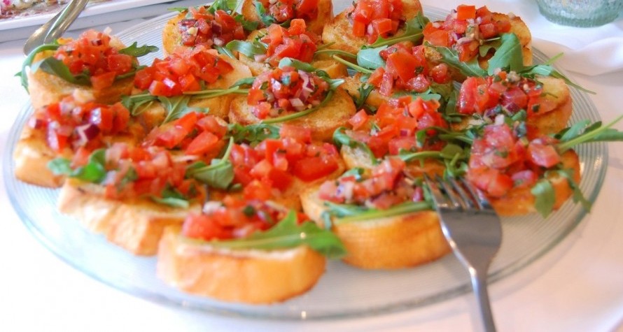 Vorspeisenbüffet an Pfingsten