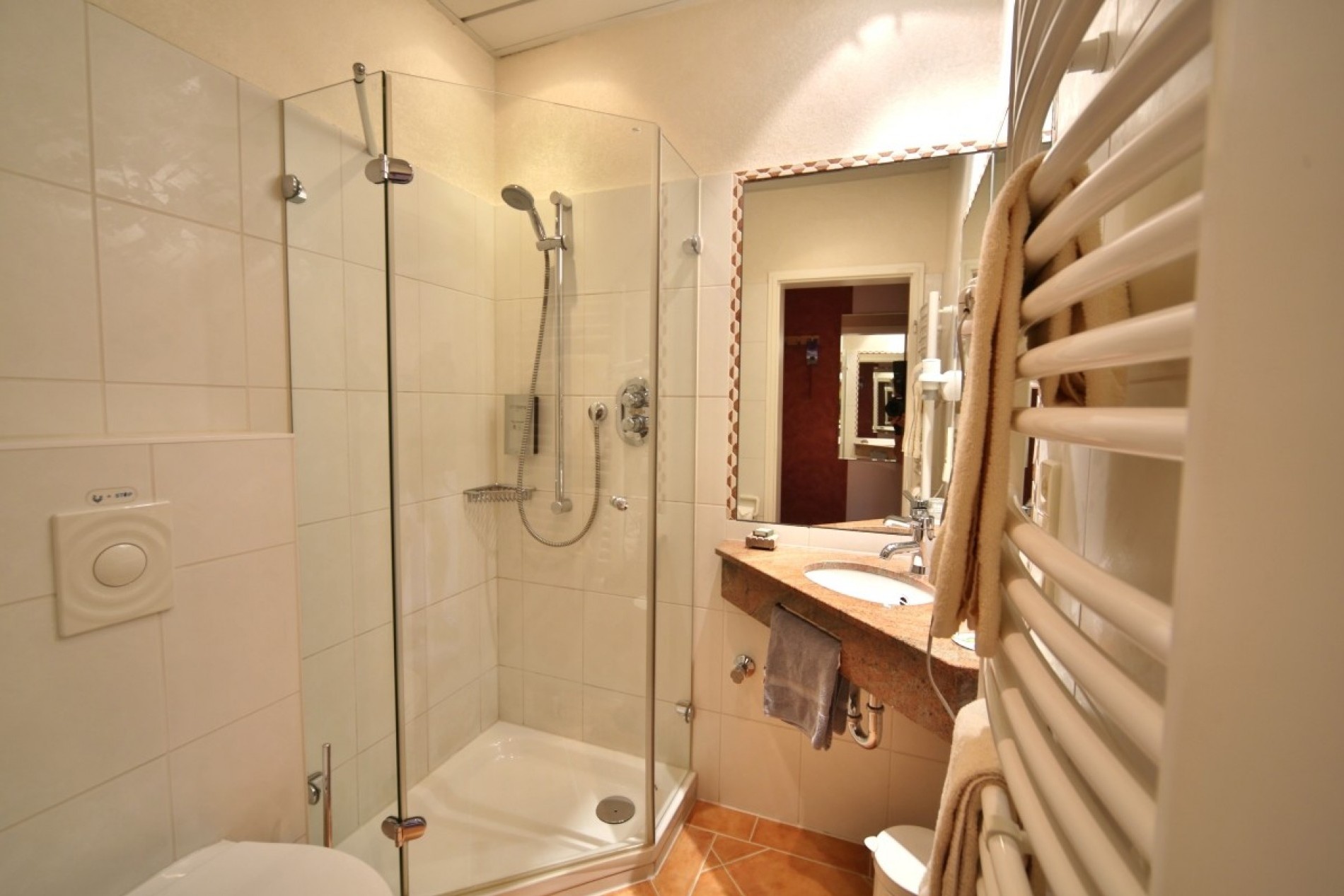 Badezimmer Einzelzimmer klassik