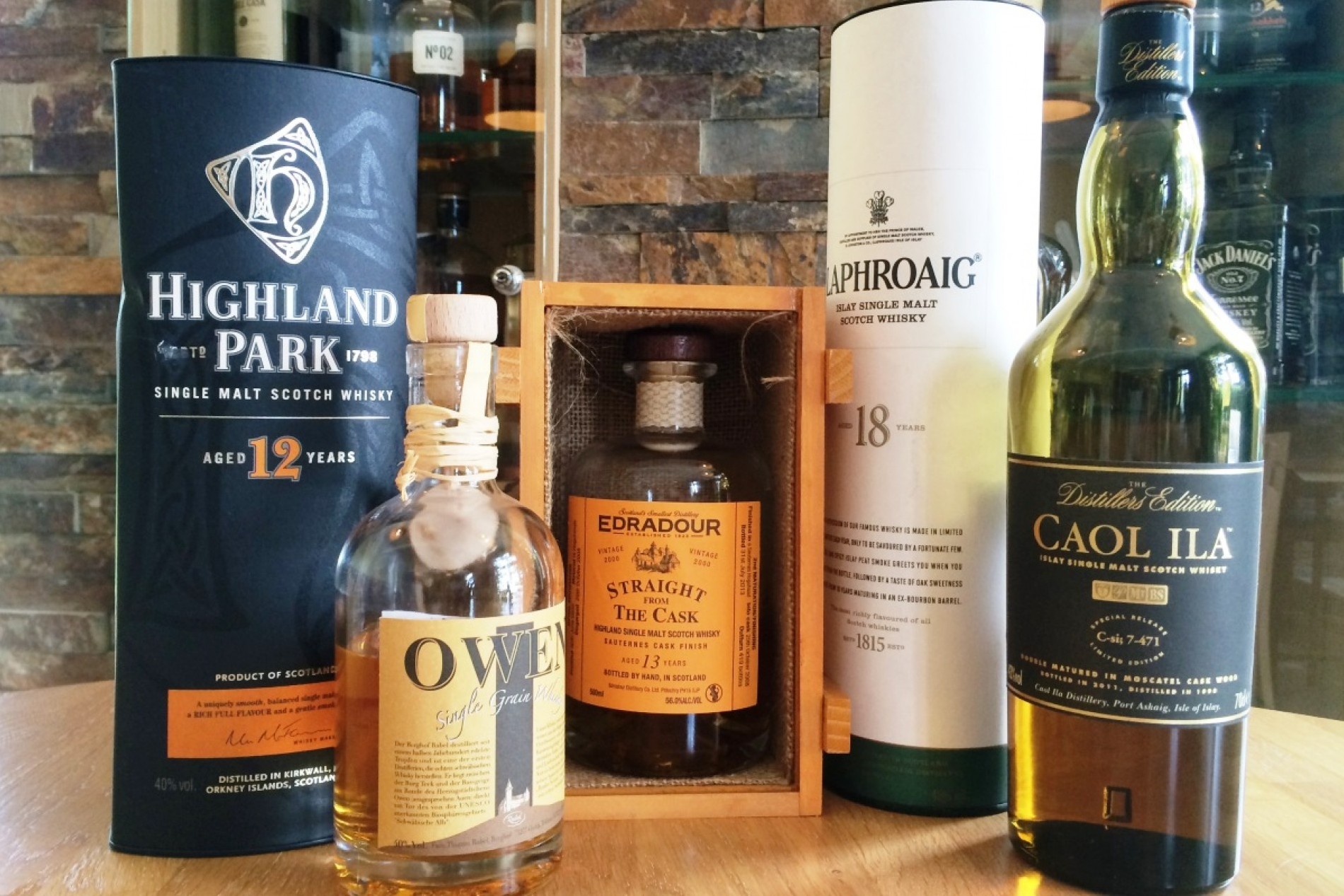 Whisky im Bistro Regioner